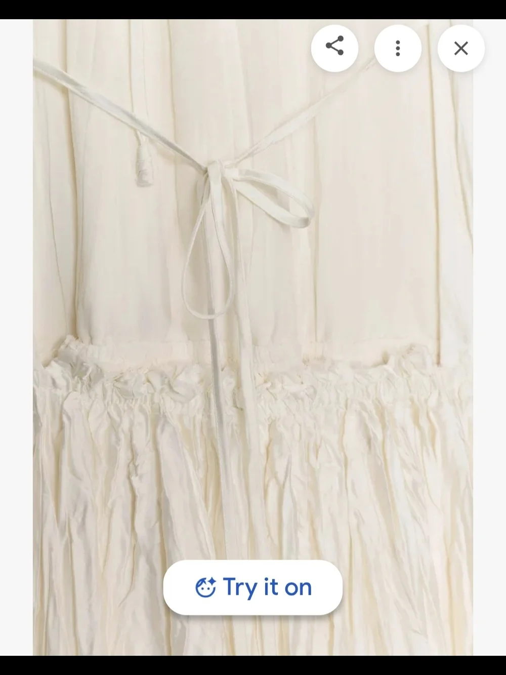 Zara Pleated Halter Dress S $100 - Picture 5 of 12